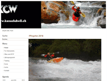 Tablet Screenshot of kanuclubwil.ch